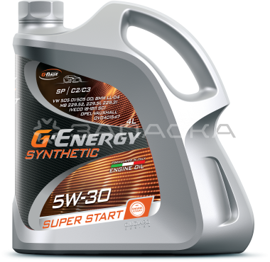 Масло моторное синтетическое G-Energy Synth SuperStart SP, C2/C3 5W-30 4л 
