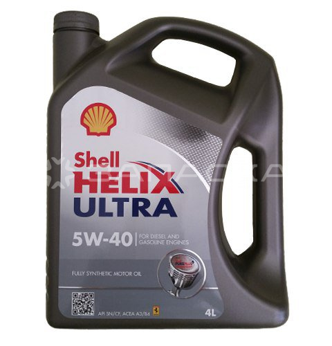 Масло моторное синтетическое SHELL Helix Ultra 5W-40 4л