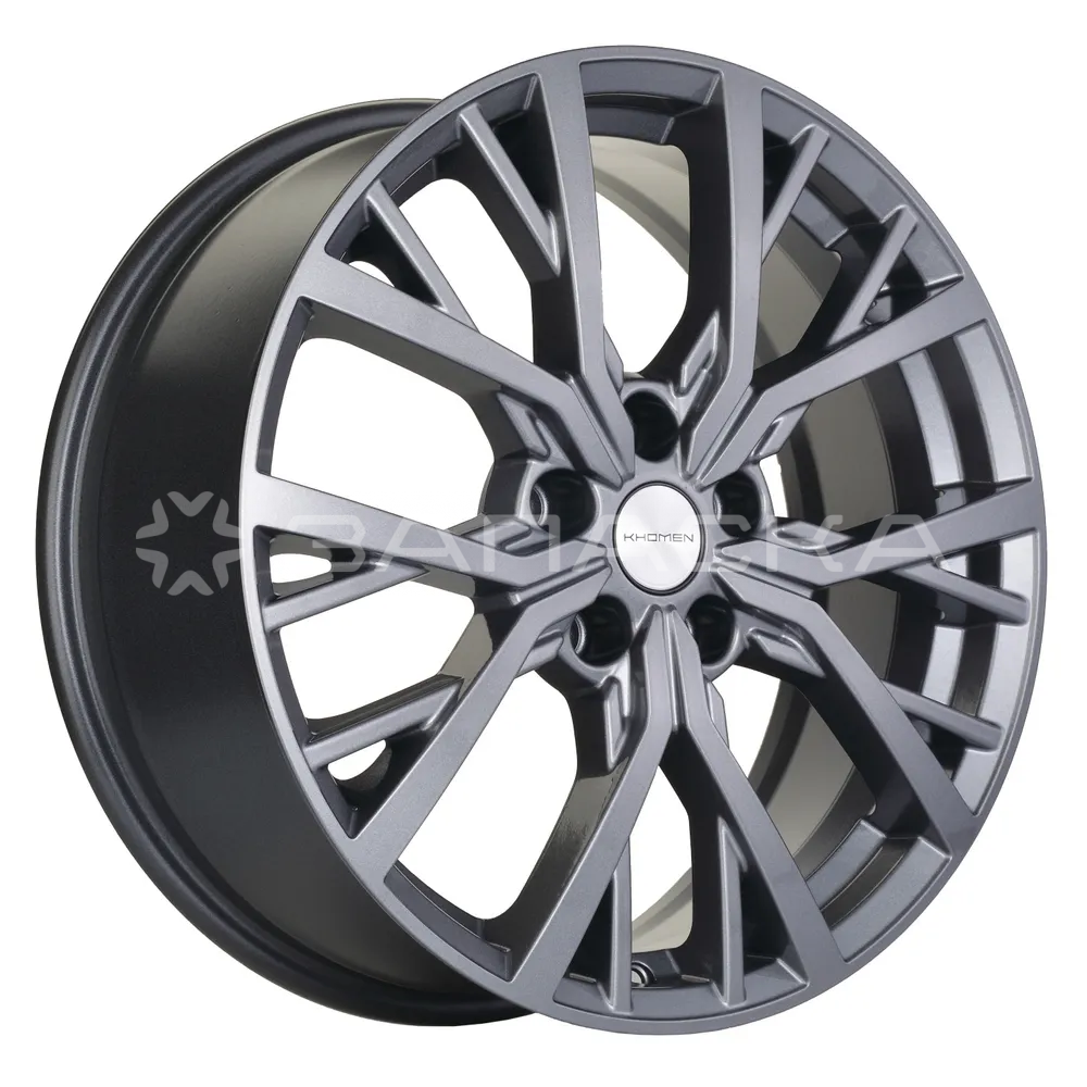 18   Khomen   KHW1806 Karoq  7.0*18 5*112 ET45 D57.1  GRAY-FP