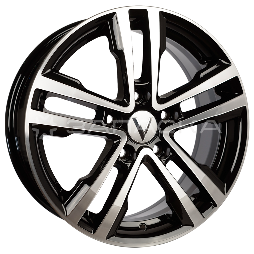 16   Вектор   V197  6.5*16 5*114.3 ET50 D66.1  алмаз черный