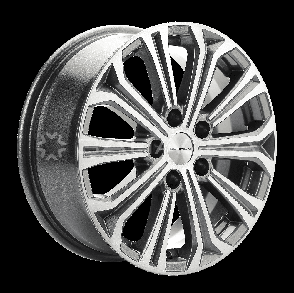 16   Khomen   KHW1610 ZV Optima  6.5*16 5*114.3 ET41 D67.1  GRAY-FP