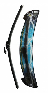 Щетка стеклоочистителя ZORK 22"/550мм бескаркасные, резина