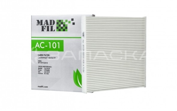 Фильтр салонный AC-101 MADFIL