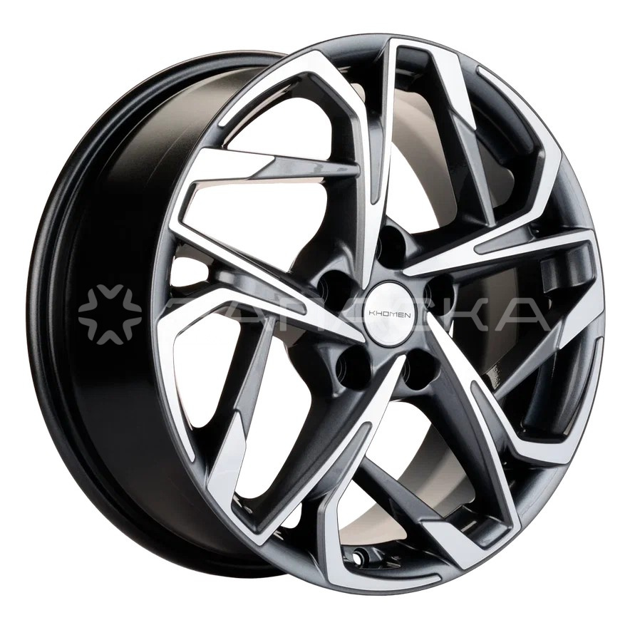 17   Khomen   KHW1716  17 ZV Octavia  7.0*17 5*112 ET49 D57.1  GRAY