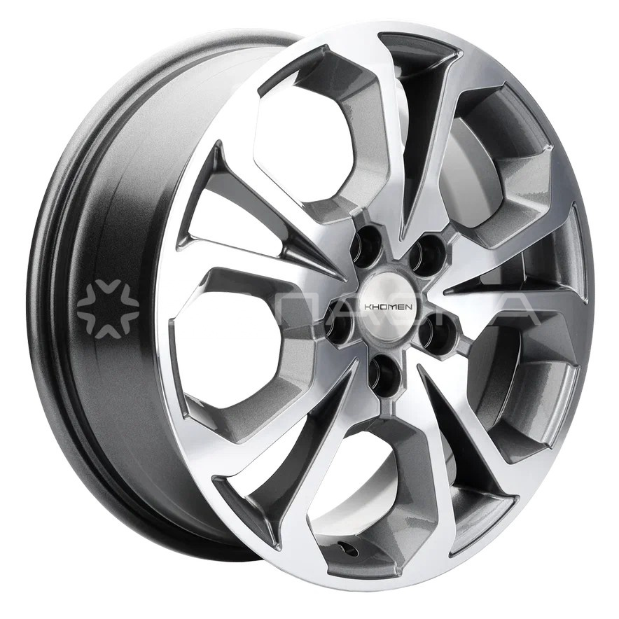 17   Khomen   KHW1711 ZV Ceed  6.5*17 5*114.3 ET50 D67.1  GRAY-FP