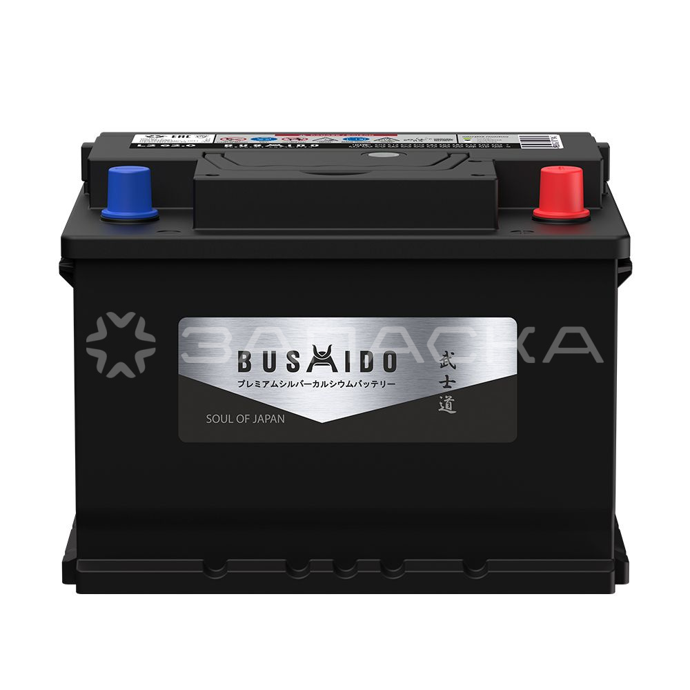 Аккумулятор автомобильный BUSHIDO SJ 65Ah L2.0 обратная полярность