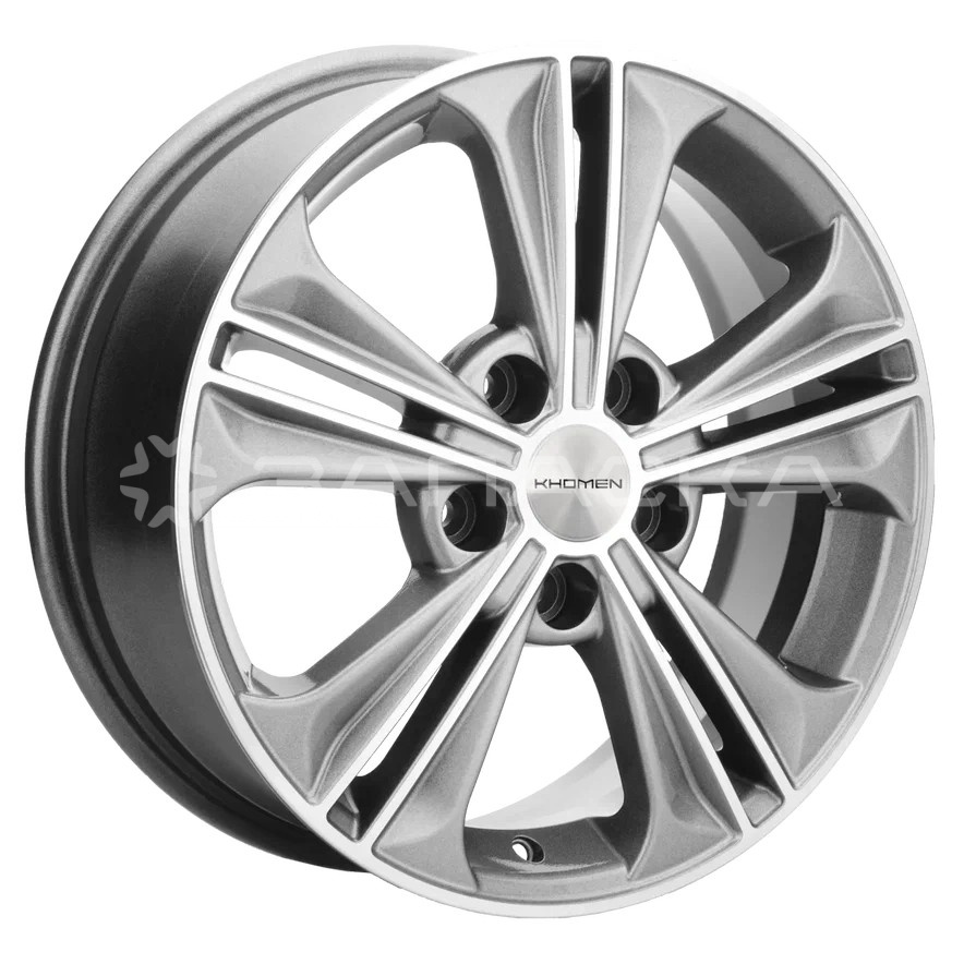 16   Khomen   KHW1603 Creta/Seltos  6.0*16 5*114.3 ET43 D67.1  G-SILVER-FP