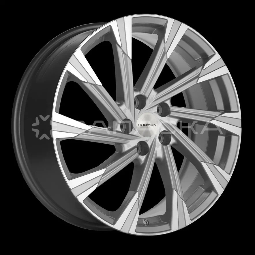 19   Khomen   KHW1901 HAVAL 7/7x  7.5*19 5*114.3 ET40 D64.1  BRILLIANT SILVER-FP
