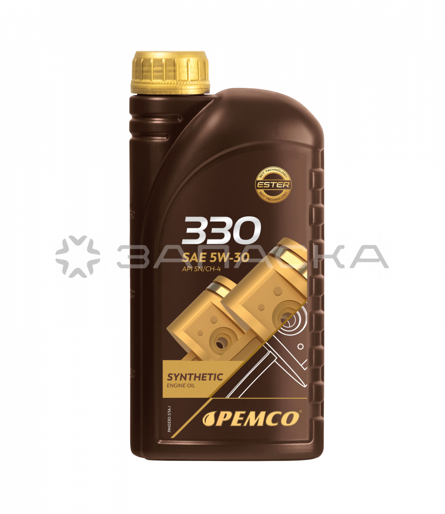 Масло моторное синтетическое PEMCO 330 5W30 SN/CH-4, A3/B4 1л 