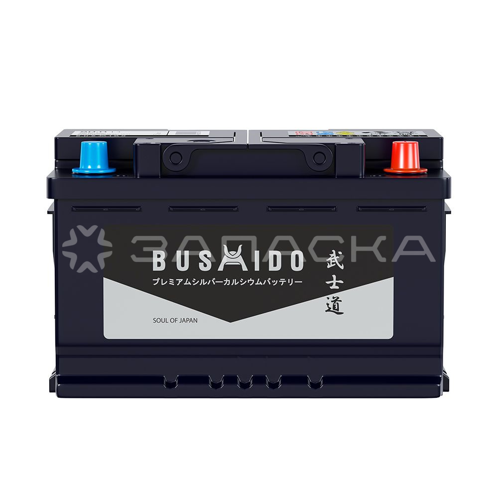 Аккумулятор автомобильный BUSHIDO SJ 80Ah L3.0 обратная полярность (HO)