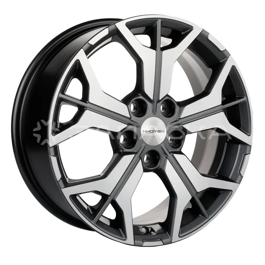 17   Khomen   KHW1715  17 ZV Karoq  7.0*17 5*112 ET45 D57.1  GRAY-FP