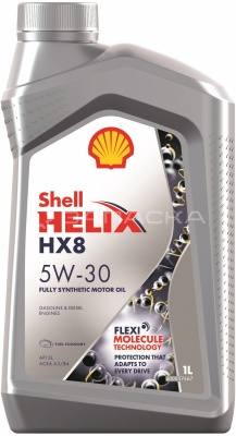 Масло моторное синтетическое SHELL Helix HX8 5W-30 1л