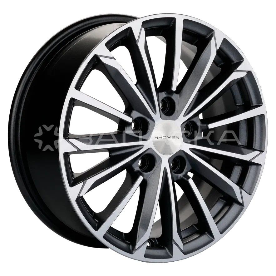 16   Khomen   KHW1611 Octavia A7   6.5*16 5*112 ET46 D57.1  GRAY-FP