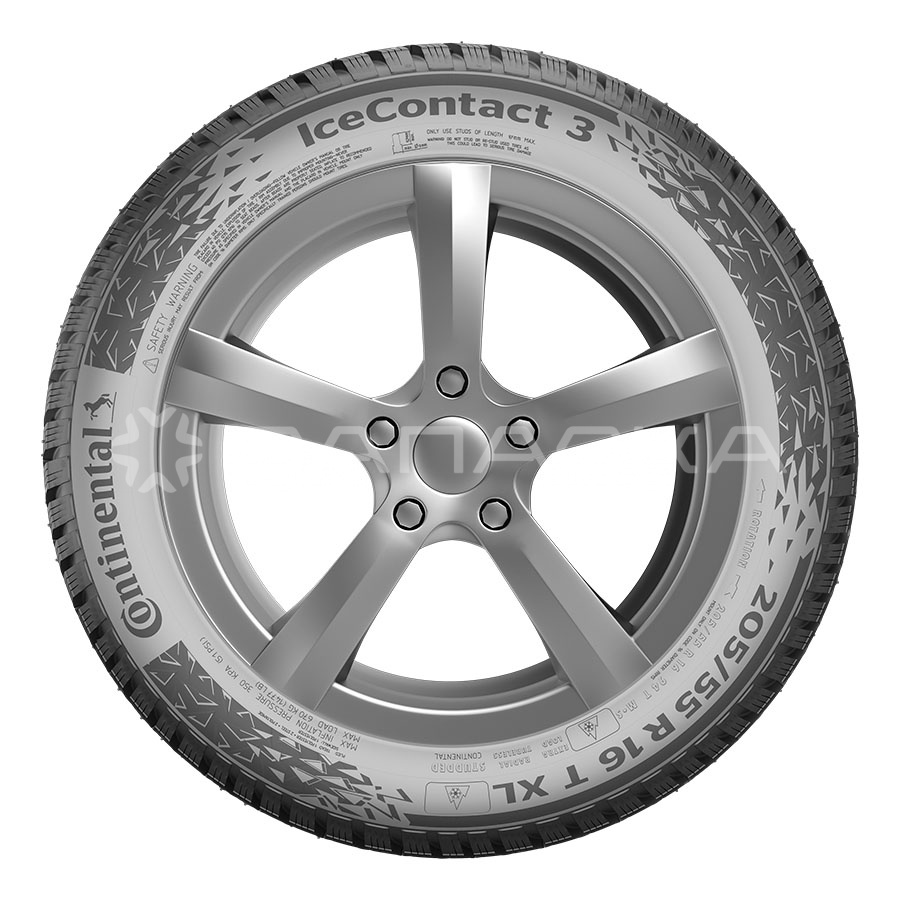 275/45R21    Continental IceContact 3 TA  110T XL FR шип