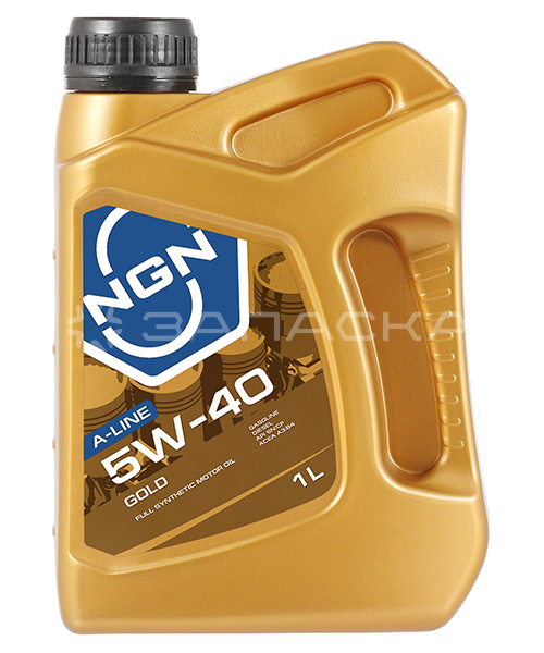 Масло моторное синтетическое NGN GOLD A-LINE SN/CF 5w40 (1л)