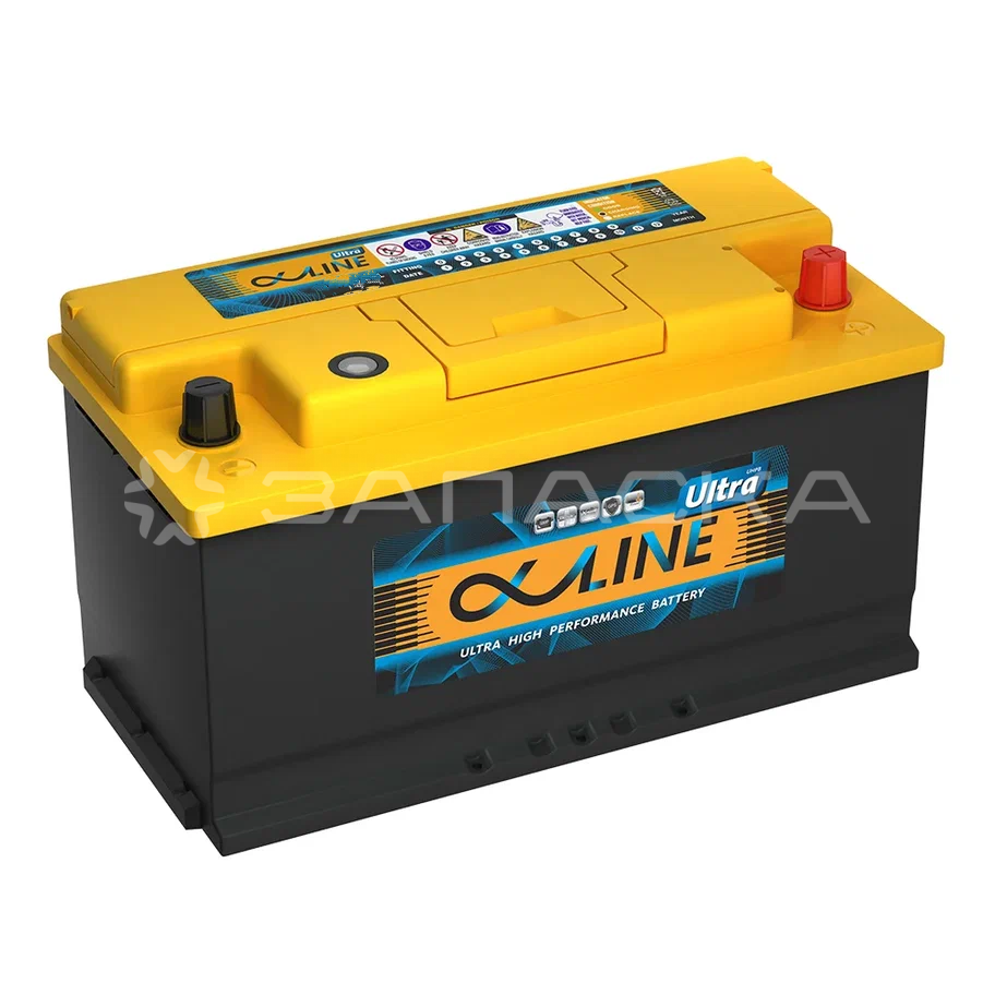 Аккумулятор автомобильный ALPHALINE ULTRA 105Ah L5.0 60500 обратная полярность