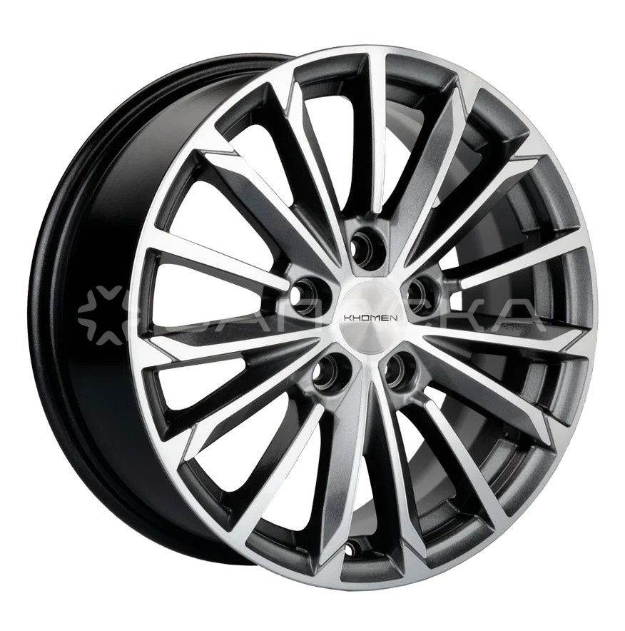 16   Khomen   KHW1611 ZV Qashqai  6.5*16 5*114.3 ET40 D66.1  G-SILVER-FP
