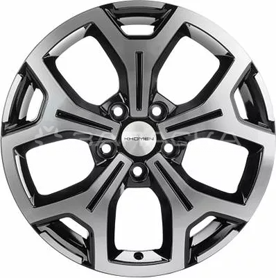 17   Khomen   KHW1710 ZV Ceed  6.5*17 5*114.3 ET50 D67.1 BLACK-FP