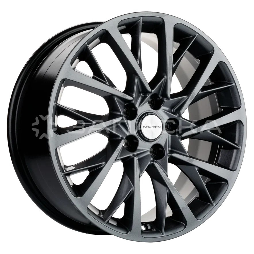 18   Khomen   KHW1804 18 ZV Karoq  7.5*18 5*112 ET45 D57.1 GRAY