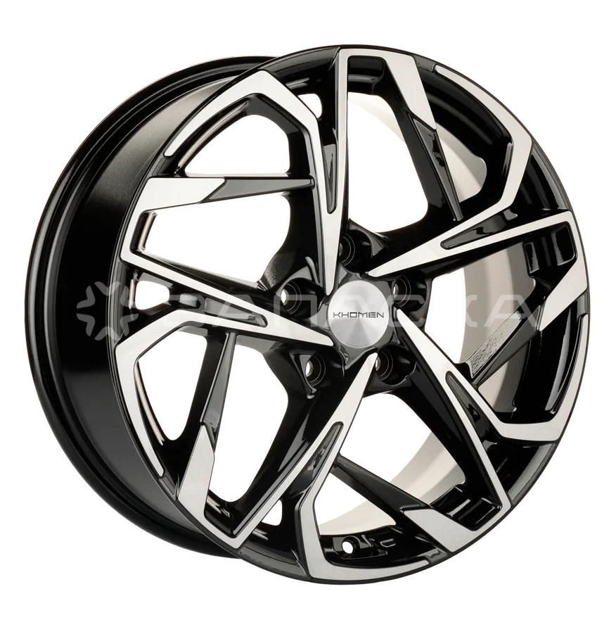17   Khomen   KHW1716 ZV Kodiaq/Tiguan  7.0*17  5*112 ET40 D57.1 BLACK-FP